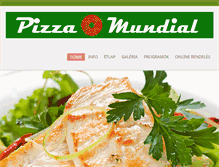 Tablet Screenshot of pizzamundial.com